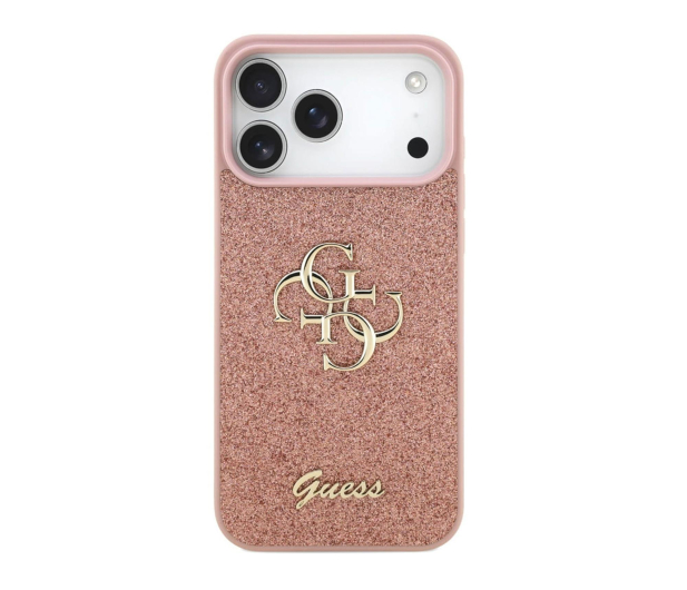 Guess Fixed Glitter Big 4G do iPhone 17 Pro Max różowy - 1365529 - zdjęcie 2